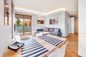 Posedenie v ubytovaní Apartamenty Sun & Snow Gdańsk Bursztynowa