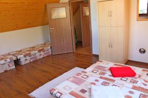 Postel nebo postele na pokoji v ubytování Rekreačný dom Pohoda