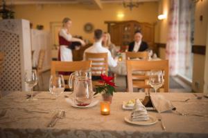 Restaurace v ubytování von ROSEN spa