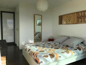 Giường trong phòng chung tại Villa Maja