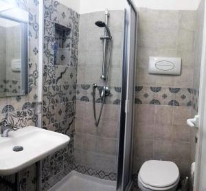 Koupelna v ubytování Casa Anna