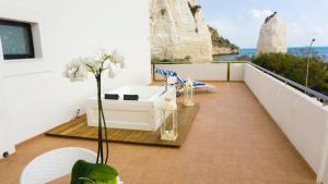 Balkon atau teras di Hotel Scialara
