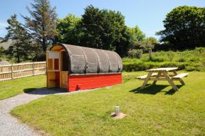 A garden outside Coach Field Camp