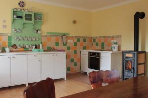 Kuchyňa alebo kuchynka v ubytovaní Country house - Slapy/Pazderny