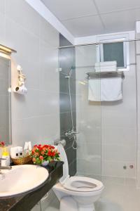 Koupelna v ubytování Dalat ECO Hotel 2