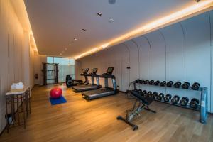 Fitness centrum a/nebo fitness zařízení v ubytování Braira Qurtubah