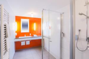Koupelna v ubytování Hotel - Restaurant Erich Rödiger