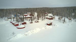 Το Camp Alta Kiruna τον χειμώνα
