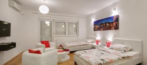 Postel nebo postele na pokoji v ubytování Apartments Postic