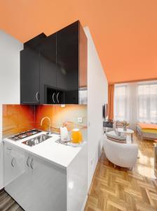 Kjøkken eller kjøkkenkrok på Apartments Postic