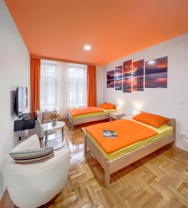 Postel nebo postele na pokoji v ubytování Apartments Postic