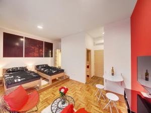 Posezení v ubytování Apartments Postic