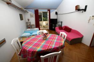 Posezení v ubytování Apartment Toma