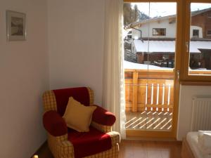 A seating area at Pension Angern