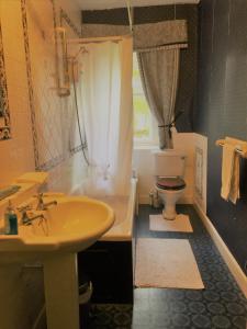 a bathroom with a sink and a toilet at House of Mark in Angus