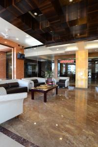 Posezení v ubytování Hotel Shanti Kamal