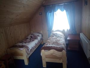 Postel nebo postele na pokoji v ubytování Edelveys
