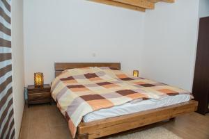 Motel Orhideja客房内的一张或多张床位
