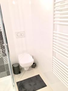 Kúpeľňa v ubytovaní Rodinný mezonetový apartmán Větrák