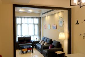 Ruang duduk di Outingfun Bed and Breakfast