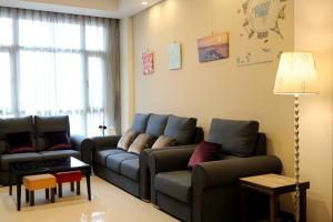 Ruang duduk di Outingfun Bed and Breakfast