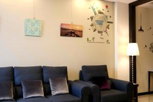 Ruang duduk di Outingfun Bed and Breakfast
