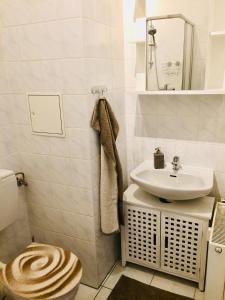Koupelna v ubytování Ferienwohnung Tiffy