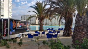 Bazén v ubytování Laguna Bahía, Algarrobo nebo v jeho okolí