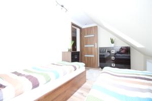 Telewizja i/lub zestaw kina domowego w obiekcie Apartamenty Trzciana