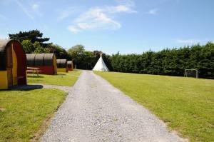 A garden outside Coach Field Camp