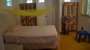 A bed or beds in a room at Ecotopía Park