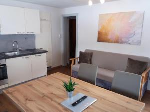A kitchen or kitchenette at Gästeheim Pötscher