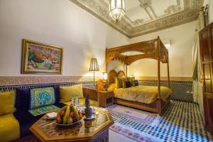 Postel nebo postele na pokoji v ubytování Riad Myra + 37 fotografií