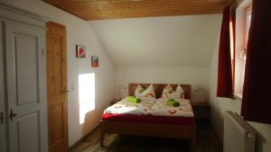 Postel nebo postele na pokoji v ubytování Casa Emmi