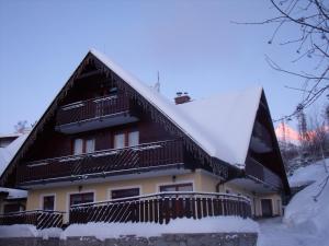 Penzion Lesna v zime