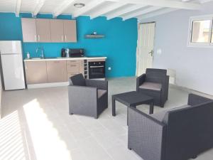 Kuchyň nebo kuchyňský kout v ubytování Le Domaine Turquoise