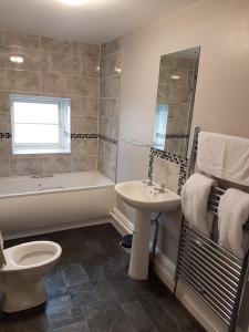 A bathroom at The Five Bells 