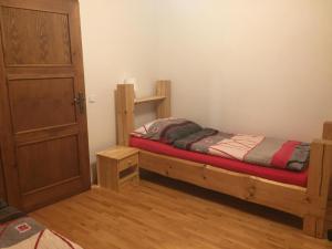 Postel nebo postele na pokoji v ubytování Chalupa u Josefa