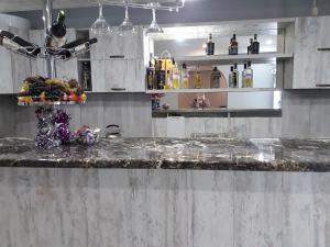 Cucina o angolo cottura di Guest House Khergiani