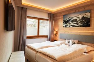 Postel nebo postele na pokoji v ubytování Top modernes Ferienhaus mit Sauna! Nicht weit vom Skilift