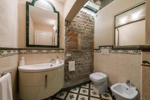Koupelna v ubytování Appartamento San Michele
