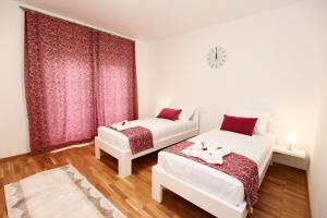 Letto o letti in una camera di Gästezimmer Hurem