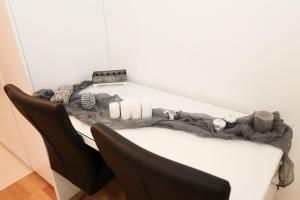 Letto o letti in una camera di Gästezimmer Hurem