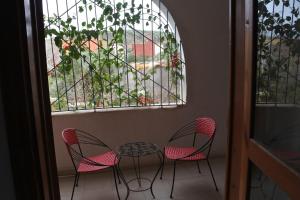 Balkon atau teras di Le jardin d'habiba