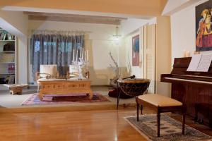 Posezení v ubytování Glavounos House