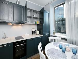 Køkken eller tekøkken på Gonsiori 7 Lux Apartment