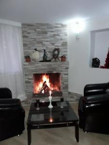Posezení v ubytování Tskaltubo Guest House On Mirian Mepe