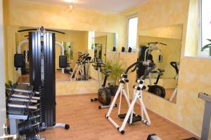 Fitness centrum a/nebo fitness zařízení v ubytování Hotel Waldsee