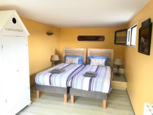Postel nebo postele na pokoji v ubytování Seaview