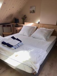 Postel nebo postele na pokoji v ubytování Seaview